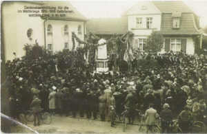 Niederlehme - Einweihung des Kriegerdenmals im Jahr 1925