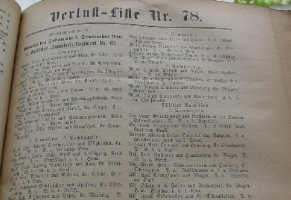 1870/71: Verlustliste Nr. 78