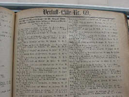 Verlustlisten der deutschen Armee im Feldzug 1870/71, Liste Nr. 69