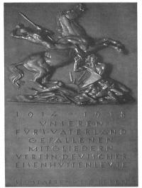 D�sseldorf (Ehrentafel des �Verein deutscher Eisenh�ttenleute�), Foto � 2010 Detlef Ziemann