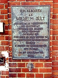 Oberschöneweide (Gedenktafel Wilhelm Sült), Berlin