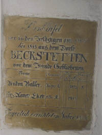 Jengen-Beckstetten (1805-1815), Foto © 2006 Markus Hahne