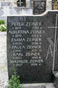 Frastanz (Einzelgräber), Foto © 2006 W. Leskovar