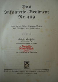 Verlustliste: Infanterie-Regiment Nr. 409, Foto © 2007 Wolfgang Pokorny